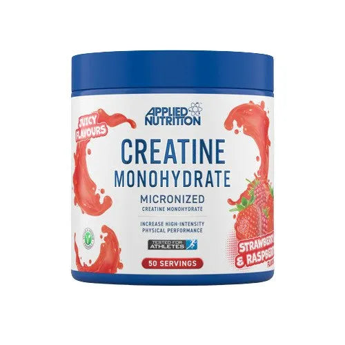 Creatine Monohydrate Strawberry & Raspberry - 250g - Applied Nutrition - Sporto papildai