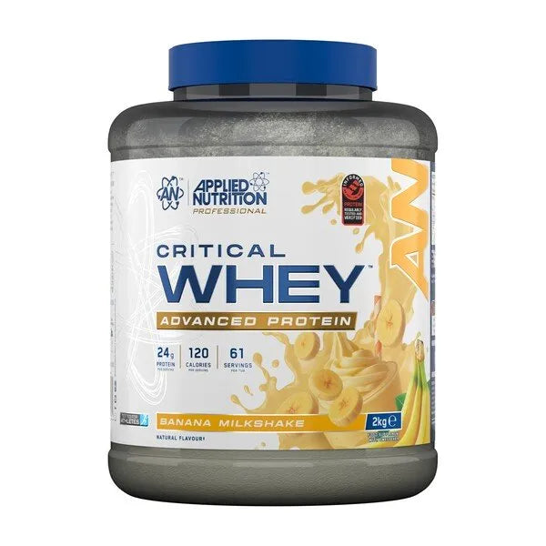 Critical Whey Banana Milkshake - 2000g - Applied Nutrition - Sporto papildai