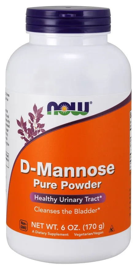 D-Mannose Pure Powder - 170g - NOW Foods - Papildai
