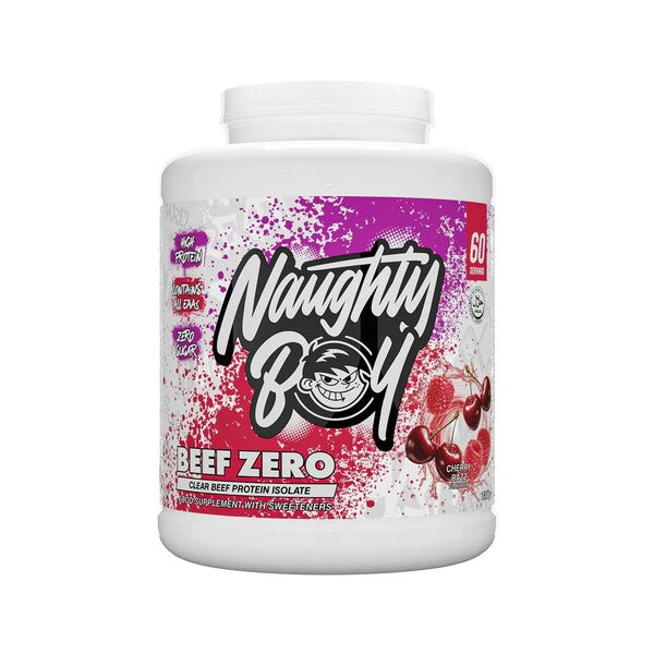 Beef Zero, Cherry Razz - 1800g - Naughty Boy