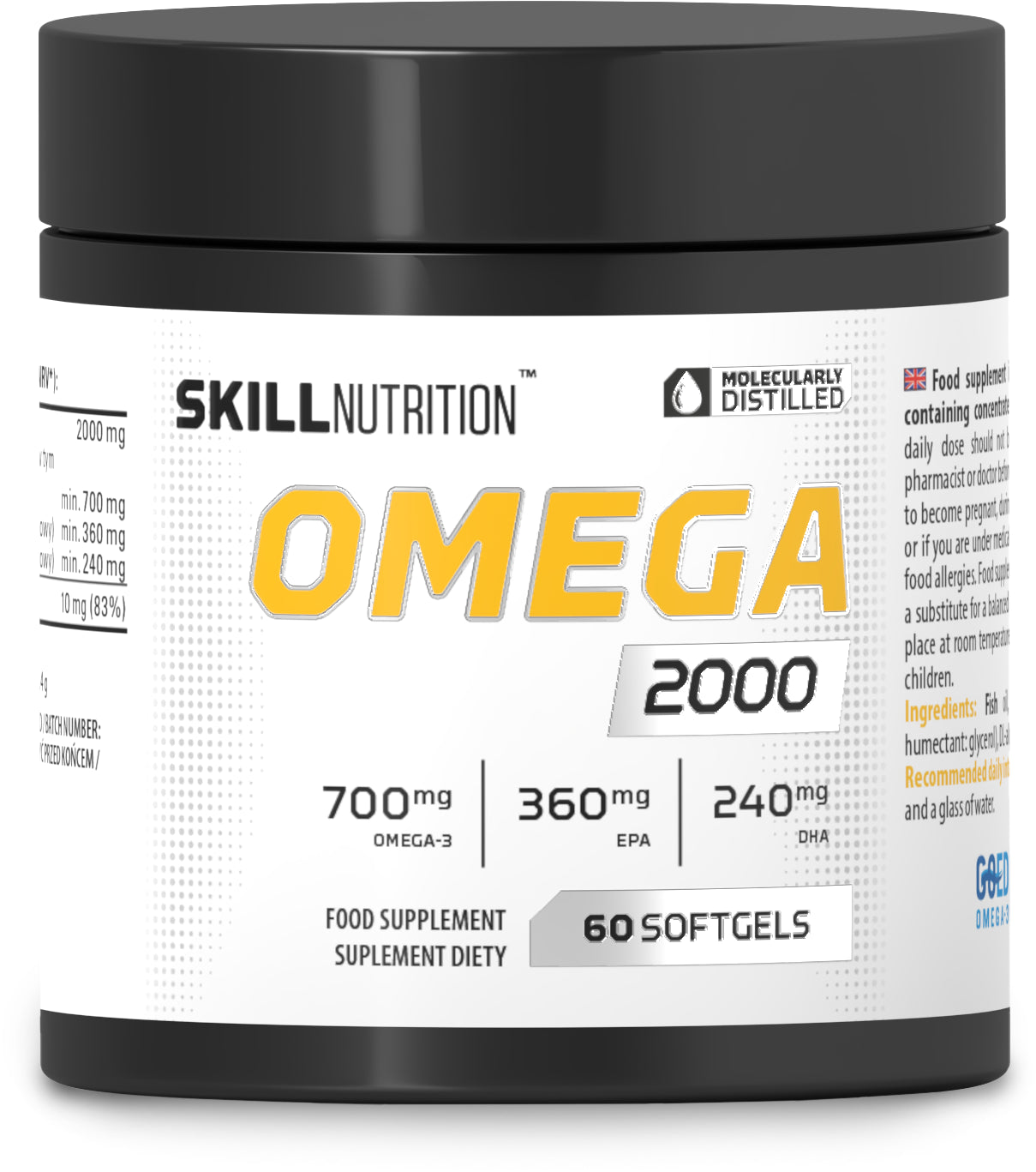 Omega 2000 - 60 softgels - Skill Nutrition