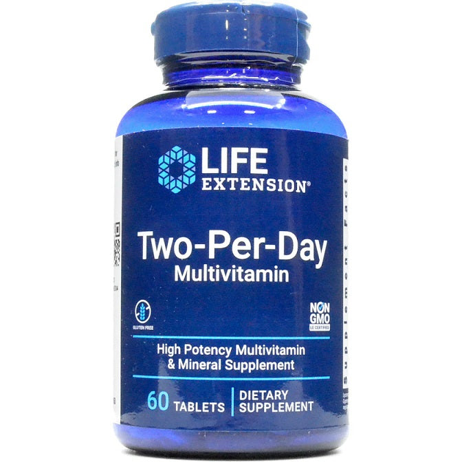 Two-Per-Day, Tablets - 60 tabs - Life Extension