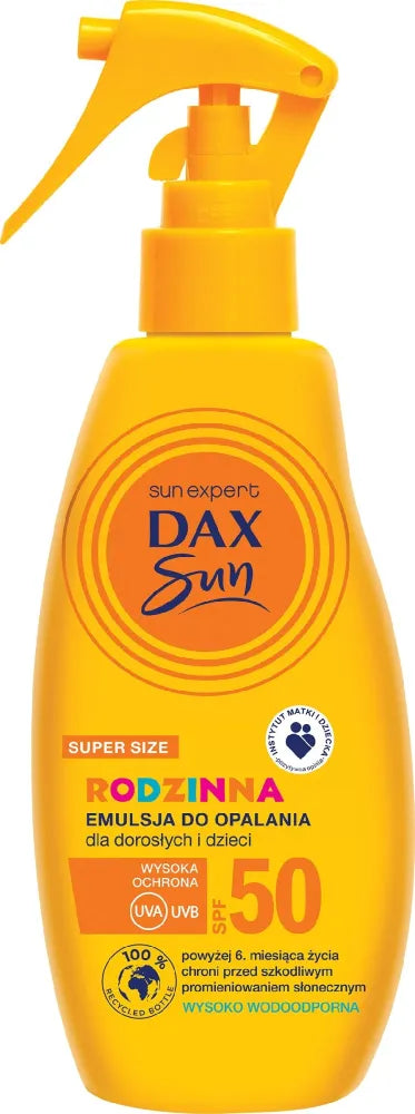 Dax Sun Family Sunscreen Emulsion for Adults and Children SPF50 200ml - Kosmetika