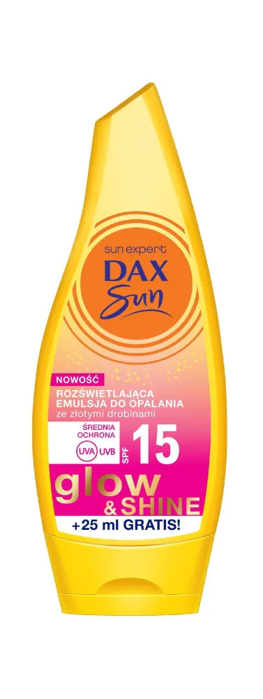 Dax Sun Illuminating Tanning Emulsion Glow&Shine SPF15 175ml - Kosmetika
