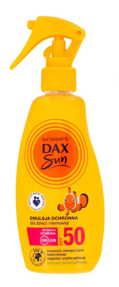 Dax Sun Protective Emulsion for Children and Infants SPF50 - purškiklis 200ml - Kosmetika