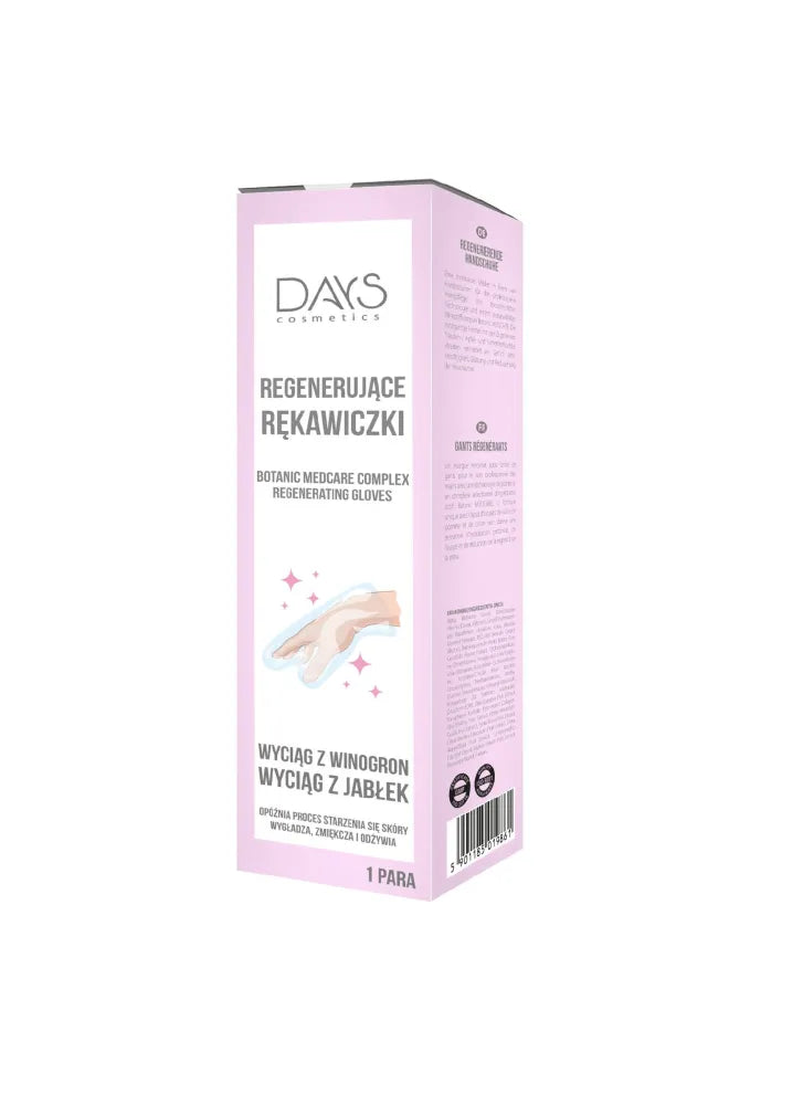 DAYS COSMETICS Regeneruojantys rankų pirštinės - 1 pora - Kosmetika