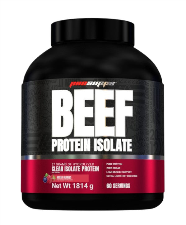 Beef Protein Isolate, Mixed Berries - 1814g - ProSupps