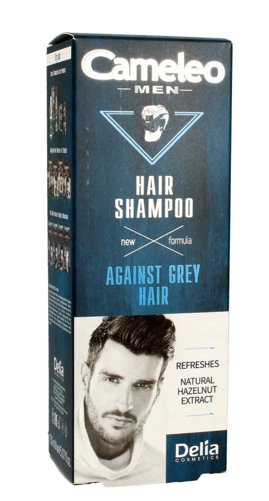 Delia Cosmetics Cameleo Men plaukų ir barzdos šampūnas mažinantis žilus plaukus 150ml - Kosmetika