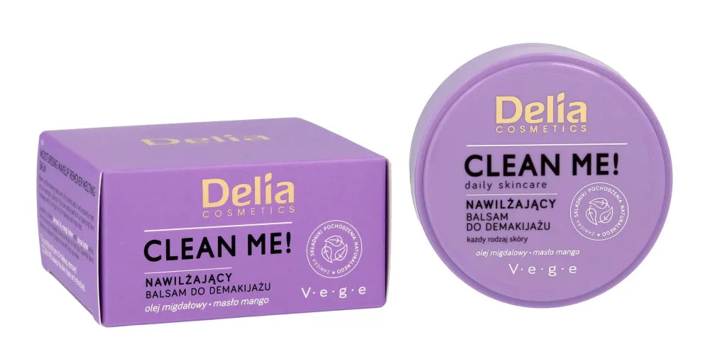 Delia Cosmetics Clean Me! drėkinantis makiažo valiklis balzamas - visiems odos tipams 40g - Kosmetika