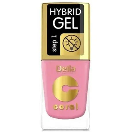 DELIA COSMETICS Coral Hybrid Gel Hibridinės nagų lako nr. 101 Sweet Candy 11ml - Kosmetika