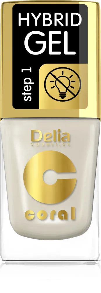 Delia Cosmetics Coral Hybrid Gel Nagų Lakas Nr. 65 11ml - Kosmetika