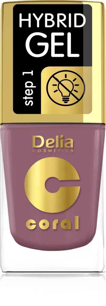 Delia Cosmetics Coral Hybrid Gel Nagų Lakas Nr. 69 11ml - Kosmetika