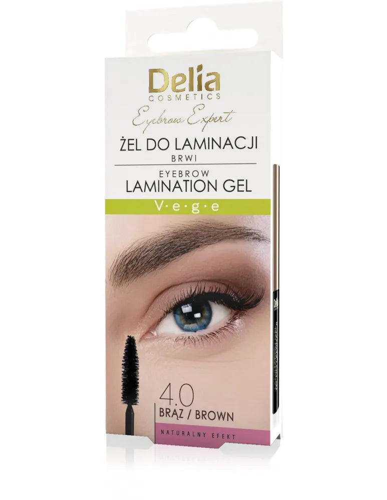 DELIA COSMETICS Eyebrow Expert lamination gel brown 4ml - Kosmetika