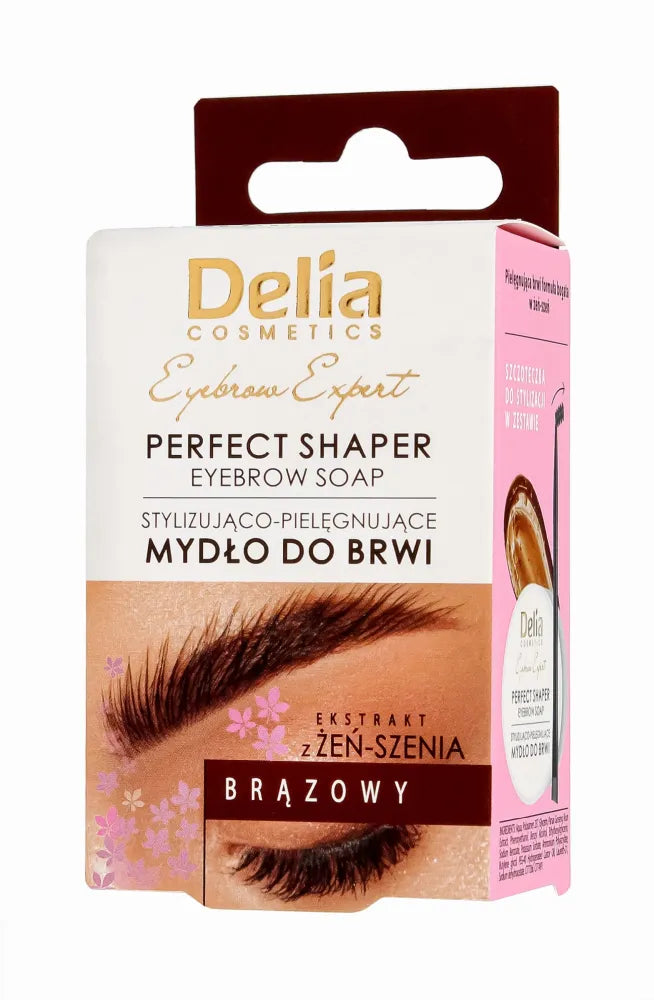 Delia Cosmetics Eyebrow Expert Styling-Caring Brow Soap - ruda 10ml - Kosmetika