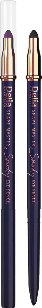 Delia Cosmetics Shape Master Eye Pencil with Sponge Smoky purpurinė 1 vnt. - Kosmetika