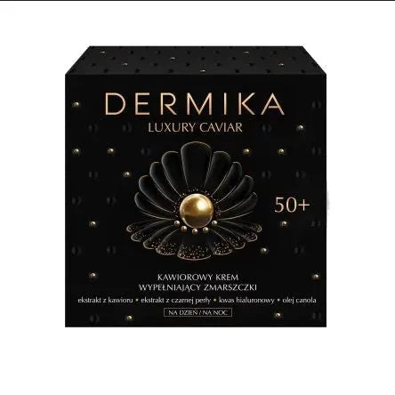DERMIKA LUXURY CAVIAR KREMAS 50 + DIENAI/NAKČIAI - Kosmetika