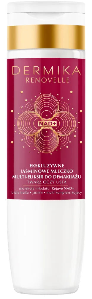 DERMIKA Renovelle Exclusive jasmine milk - multi elixir for makeup removal 200 ml - Kosmetika