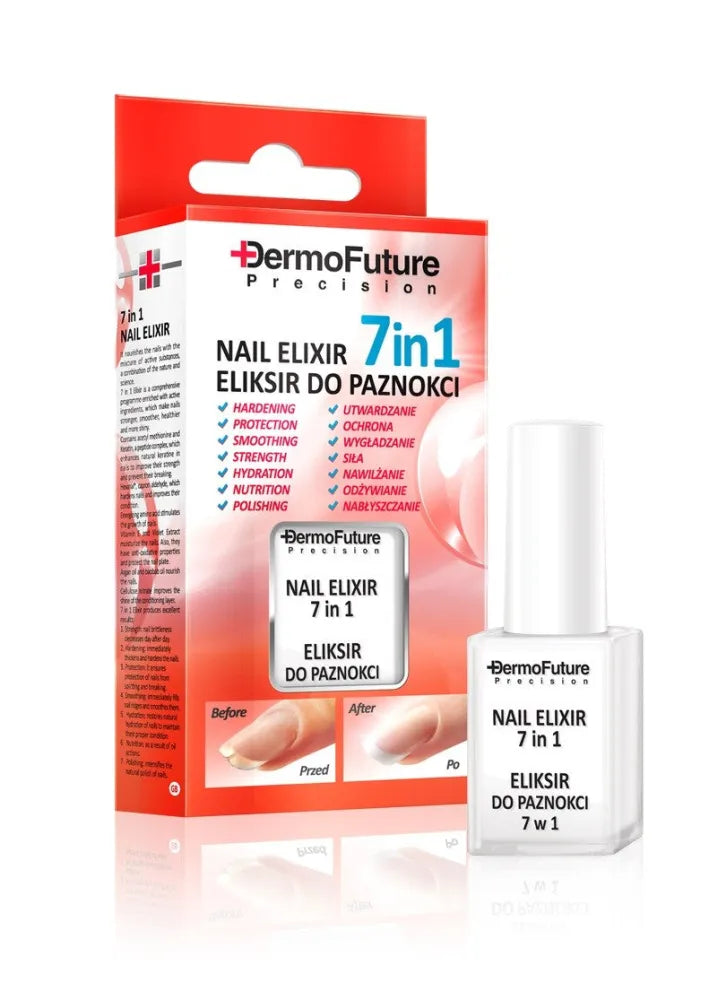 Dermofuture Precision Elixir for Nails 7in1 9ml nagams skirtas eliksyras - Kosmetika