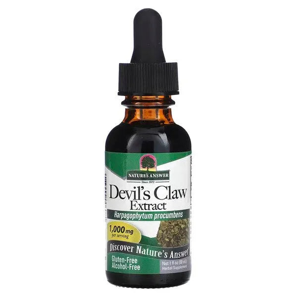 Devil’s Claw Extract 1000mg - 30 ml - Nature’s Answer - Papildai