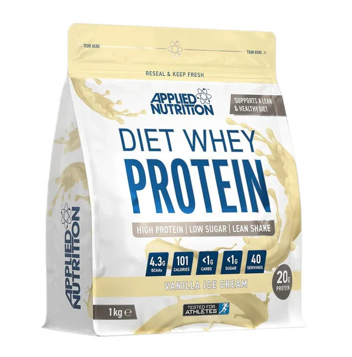 Diet Whey Vanilla Ice Cream - 1000g - Applied Nutrition - Sporto papildai