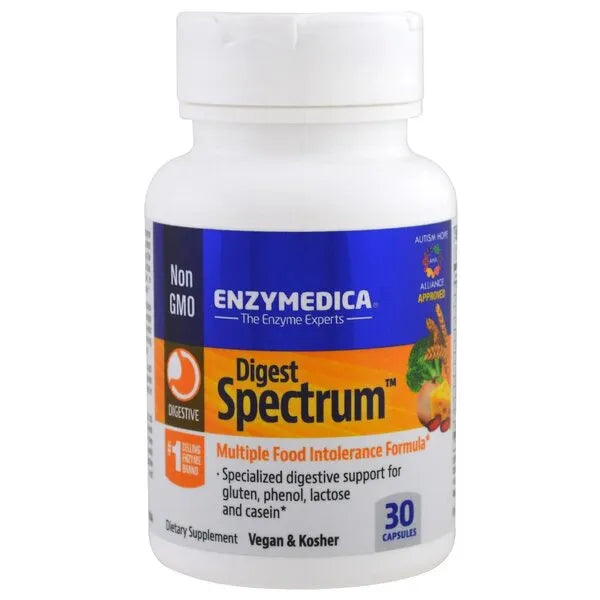 Digest Spectrum - 30 caps - Enzymedica - Papildai