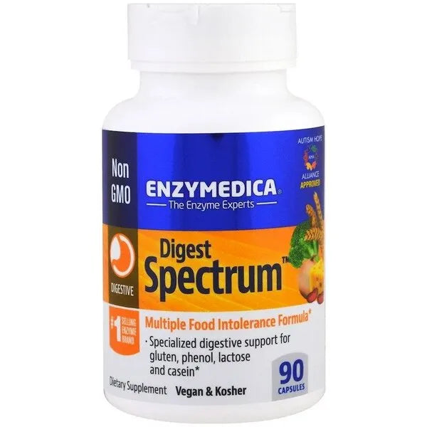 Digest Spectrum - 90 caps - Enzymedica - Papildai