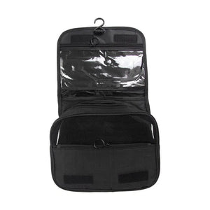 DONEGAL Folding travel cosmetic bag - organizer with transparent pocket and hook (4817) - Kosmetika