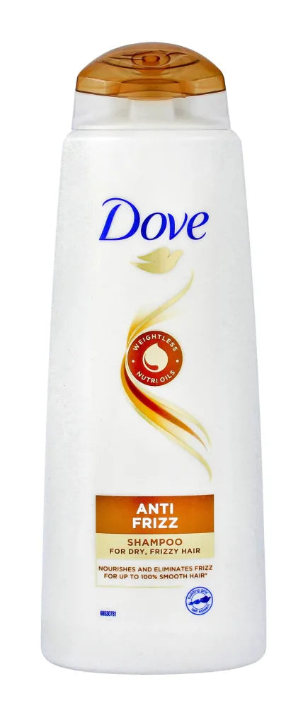 Dove Anti Frizz Smoothing šampūnas garbanotiems ir sausiems plaukams 400 ml - Kosmetika