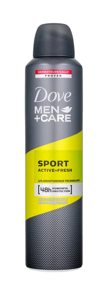 DOVE Men + Care Sport Active Fresh antiperspirant deodorant for men spray 250 ml - Higiena