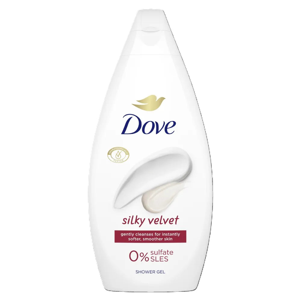 DOVE Šilkinis Aksominis Dušo Gelis 450 ml - Kosmetika