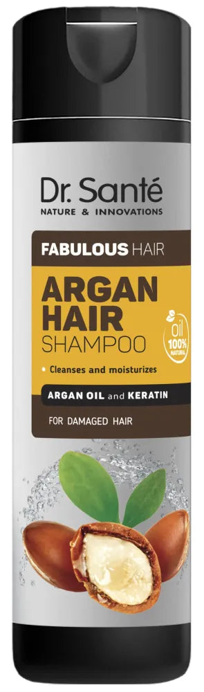DR.SANTE Argan Hair Cleansing and moisturizing shampoo with oil keratin 250 ml - Kosmetika