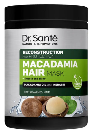 DR. SANTE Macadamia Hair Regenerating Mask with Oil and Keratin 1000 ml - Kosmetika