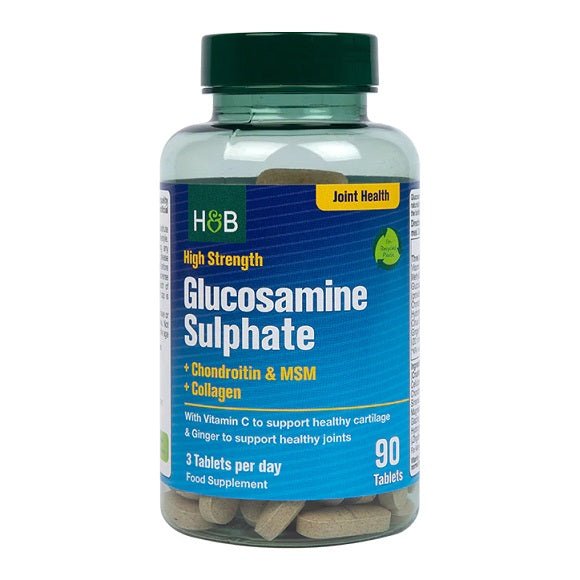 High Strength Glucosamine Sulphate + Chondroitin & MSM + Collagen - 90 tabs - Holland & Barrett