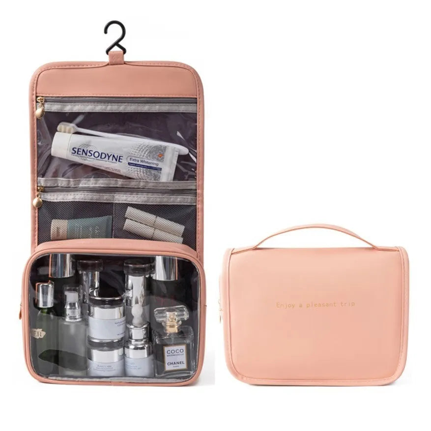 ECARLA Extendable cosmetic bag kosmetikos organizatorius - Pink 25 x 21 9 cm KS104WZ2 - Kosmetika