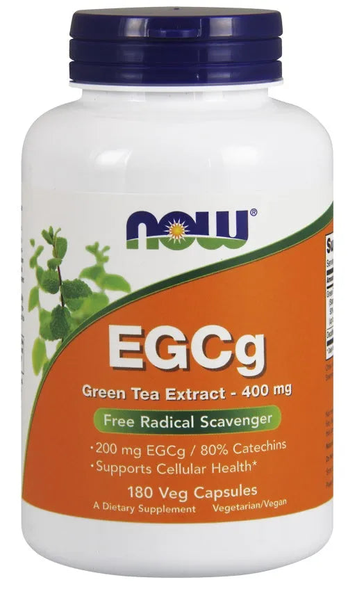 EGCg Green Tea Extract 400mg - 180 vcaps - NOW Foods - Papildai