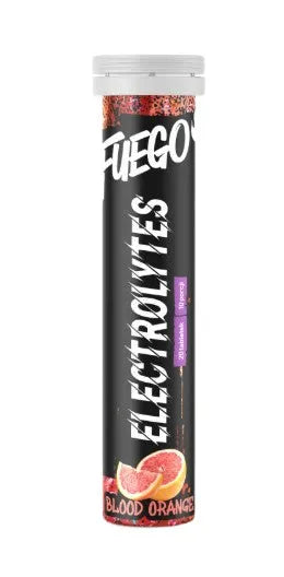 Electrolytes Blood Orange - 20 tablets - Fuego - Sporto papildai