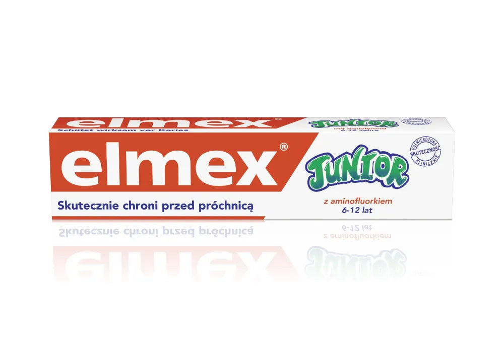 Elmex dantų pasta vaikams Junior 6-12 metų 75ml - Kosmetika