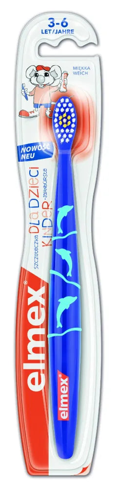 Elmex Toothbrush for children 3-6 years soft 1vnt - Kosmetika