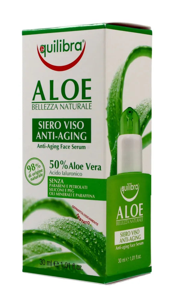 Equilibra Aloe Anti-Aging Face Serum 50% 30ml - Kosmetika