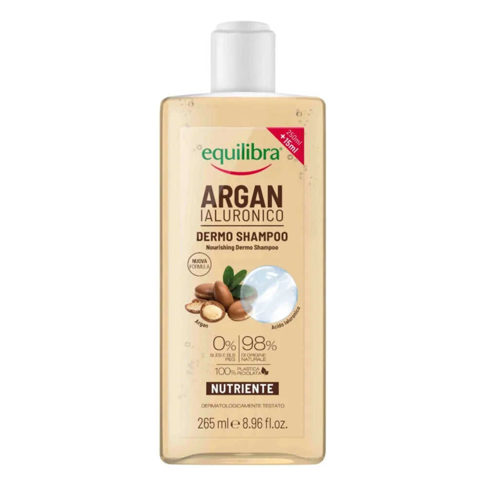EQUILIBRA Argan maitinantis dermo šampūnas plaukams 265 ml - Kosmetika