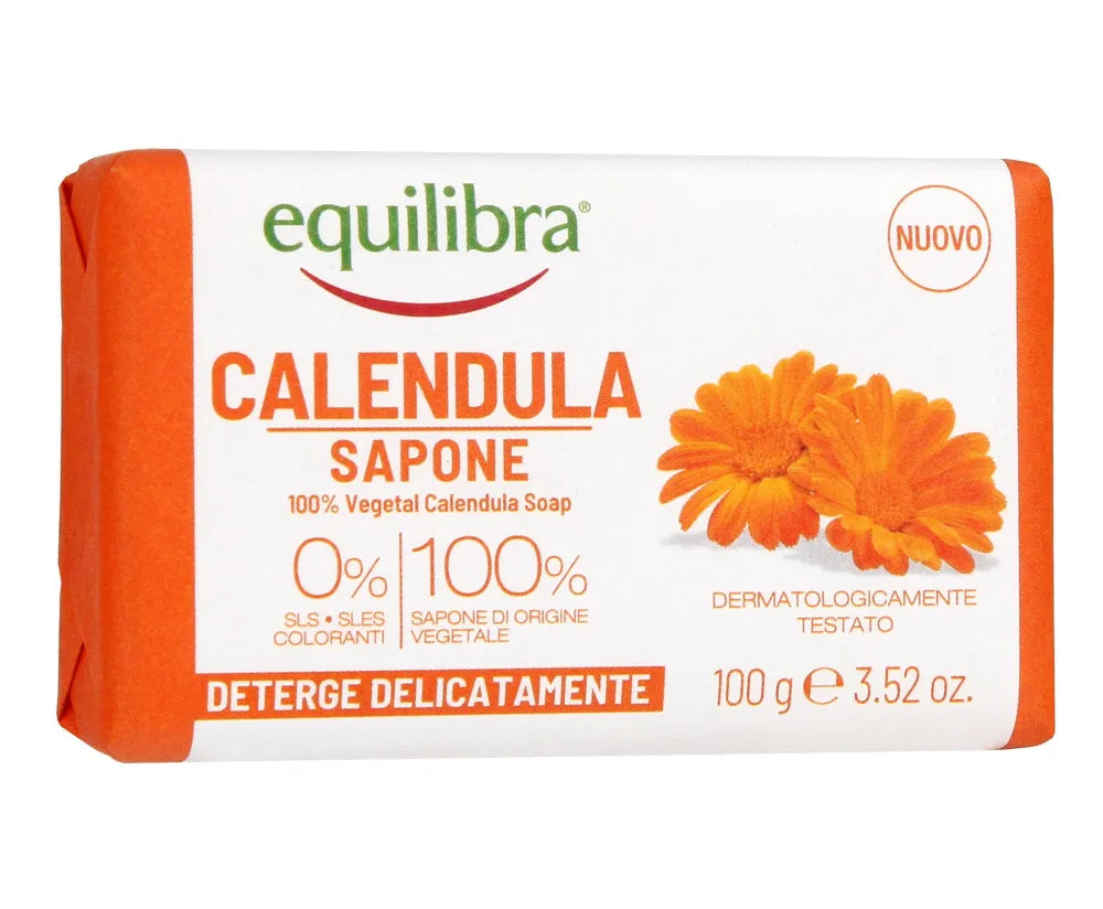 Equilibra Calendula muilo baras 100g - Kosmetika