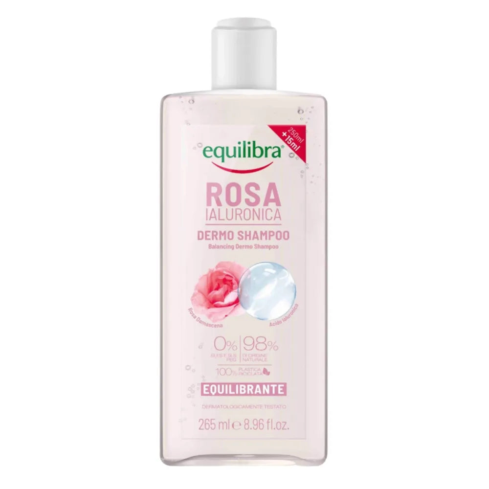 EQUILIBRA Rosa Balansuojantis šampūnas plaukams 265 ml - Kosmetika