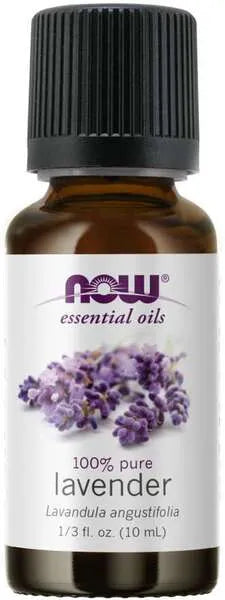 Essential Oil Lavender 100% Pure - 10 ml - NOW Foods - Papildai