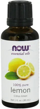 Essential Oil Lemon - 30 ml - NOW Foods - Papildai