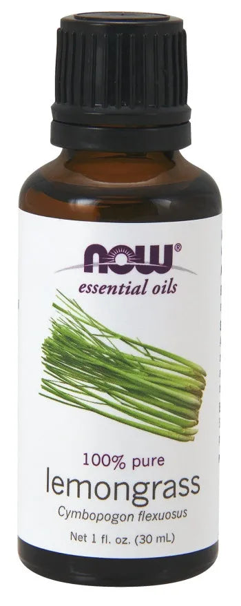 Essential Oil Lemongrass - 30 ml - NOW Foods - Papildai