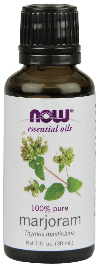 Essential Oil Marjoram - 30 ml - NOW Foods - Papildai