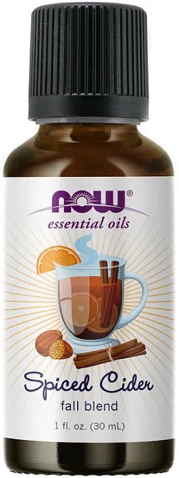 Essential Oil Spiced Cider - 30 ml - NOW Foods - Papildai