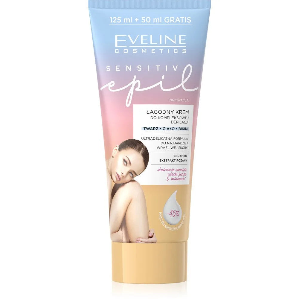 EVELINE DEP. Depiliacinė kremas 175 ml Sm.Ep.Sensitive - Kosmetika