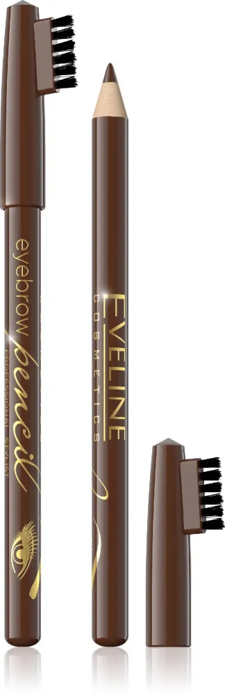 Eveline Eyebrow Pencil - brown 1pc - Kosmetika