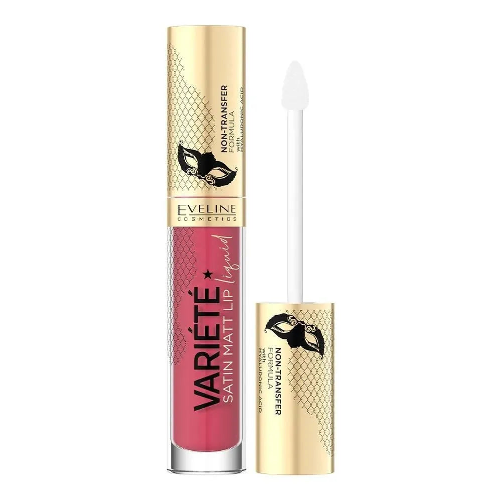 EVELINE LIQUID LIPSTICK VARIETE 06 skysti lūpų dažai - Kosmetika